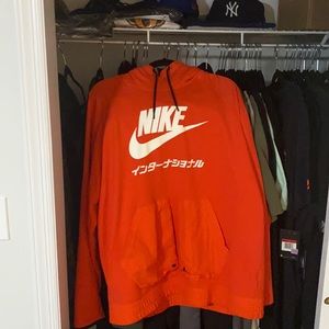 Nike Japan international infrared / orange hoodie
